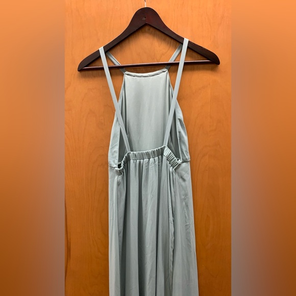 Show Me Your Mumu | Amanda Maxi Dress Bridesmaid Gown Sage Low Back Size S - Picture 6 of 7